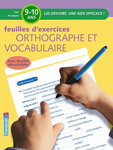 Download Feuilles d'exercices orthographe et vocabulaire CM1 Download Feuilles d'exercices orthographe et vocabulaire CM1