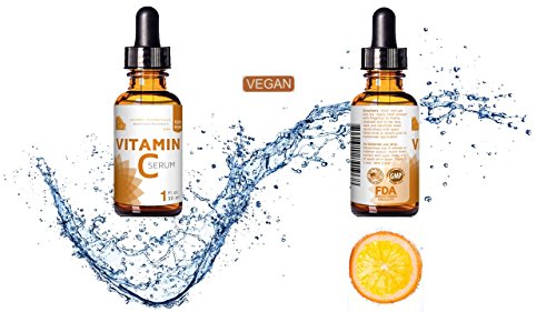 Vitamin C Serum – 100 % Pure Vitamin C Serum – Naturkosmetik, Hyaluron, Gesichtsreinigung | Anti Aging Serum | Wirkt gegen dunkle Augenringe | Altersflecken & Schäden durch Sonneneinstrahlung | gegen Faltenbildung | Bestes Antioxidationsmittel auf dem Markt| Unisex | Reine Aloe Vera, MSM, Jojoba Oil, Vitamin E | Kosmetik | Vegan | Premium Qualität | von Secret Essentials - 2