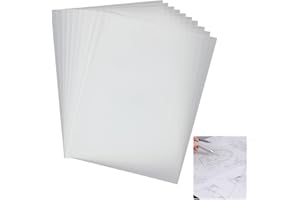 VAGAW Mylar Sheet,15 Sheet Stencil Vinyl A4 Blank Mylar Stencil Sheets,A4 Square Stencil Paper Blank Mylar Templates,Translucent Mylar Templates for DIY Make Your Own Design Stencils