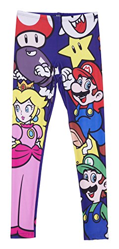 Preisvergleich Produktbild Damen Nintendo ganzen Druck Super Mario Brothers Zeichen Leggings
