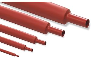 Ricable Custom R208/10 - diametro 8 mm 2:1-10 metri Guaina Termorestringente Rosso