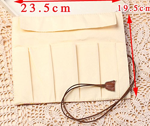 Cosanter Estuche Escolar de Chicas Bolso Caso de Smiley de la Historieta Caja de L piz de Enrollable de Lona Color Azul 23 5X19 5CM reviews Cosanter Estuche Escolar de Chicas Bolso Caso de Smiley de la Historieta Caja de L piz de Enrollable de Lona Color Azul 23 5X19 5CM
