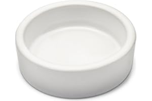 LuckyOpt Escape-Proof Reptile Food Dish Bowl, Ceramics Small Animal Bowls for Lizard Frog Snake Turtle Gecko Hamster Food Bowl for Anti Living Foods Escape, Reptile Water Dish (M)