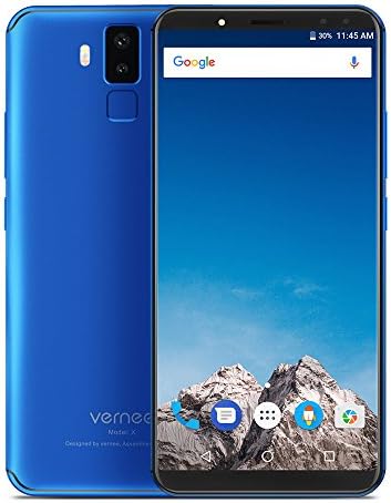 Vernee X Unlocked 4G Smart Phone Face ID 6.0-Inch FHD+ 18:9 Screen Helio P23 Octa Core 4GB+64GB Rear 16MP+5MP Front 13MP+5MP 6200mAh Mobilephone