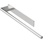 Ibergrif M34453A Towel Racks Adhesive 39CM Towel Rail for Bathroom Towel Rails Bar Without Drilling, Stainless Steel, Brushed