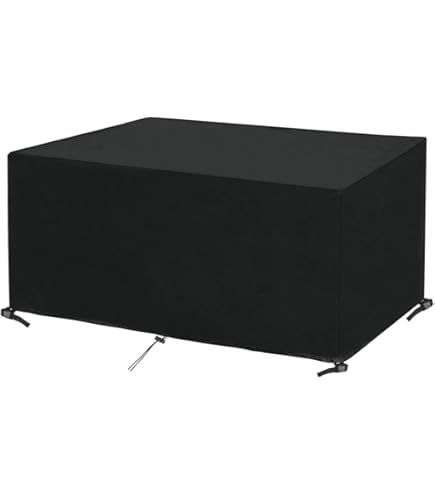 HNKDKJ Gartenmöbel Abdeckhaube Wasserdicht - Schutzhülle Für Tische Bis 150x70x75cm