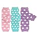 Bowbear Baby 3-Pair Colorful Leg Warmers -  - 