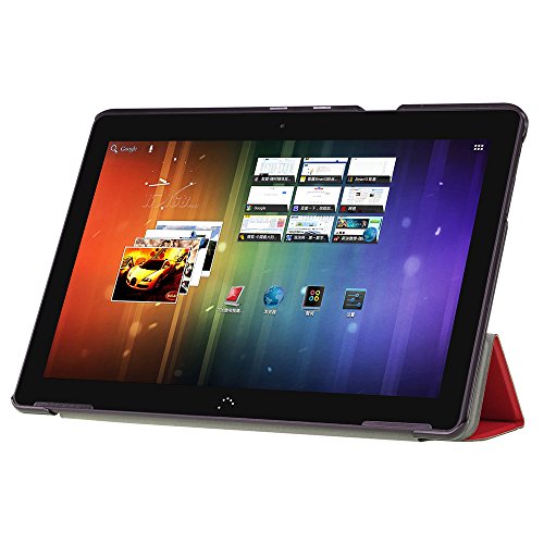 F G S Case para Tablet Bq Aquaris M10 - Funda para Aquaris M10  color rojo