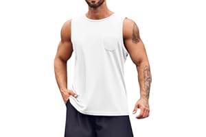 Runcati Tank Top Herren Ärmelloses Männer T-Shirt Sport Training Fitness Muskelshirt Bodybuilding Mode Tops