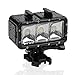 Produktbild F-blue Wasserdicht Tauchen Licht für GoPro Kamera High Power dimmbare LED-Unterwasser-Fill Light in der Nacht mit 1200mAh eingebauter Batterie