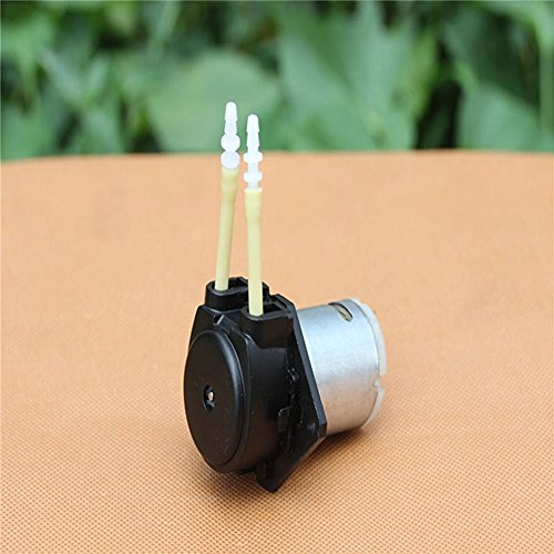 Peristaltische Pumpe, Yosoo Pumpe Dosierpumpe Schlauch Pumpen Kopf für Aquarium Lab Aquarienwasser (Schwarz)