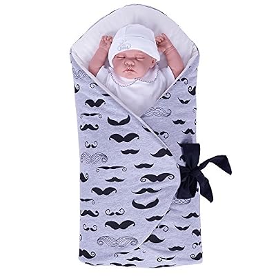 Sevira Kids - Gigoteuse d'emmaillotage évolutive - labellisé Innovation Baby d'Or 2016 - Mr Moustache