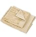 Produktbild Set Schwamm Paar 2 Stück 1 + 1 Gästehandtuch 40 x 60 + Handtuch 60 x 110 Roberto Cavalli Home Handtücher 100% Frottee aus reiner Baumwolle Deco - Sabbia