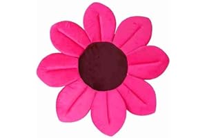 AOOPOO vasca da bagno neonato vasca da bagno pieghevole fioritura fiore vasca da bagno per bambino fioritura lavandino bagno per bambino gioco vasca da bagno cuscino girasole, 80cm (Rosenrot)