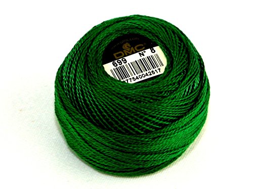 DMCCotton Perle Thread Size 8 699 - per 10 gram Ball