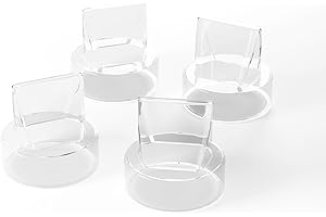 Duckbill Valves 4 Pieces, Compatible with KISSBOBO S12/ABP1508/LUXEMUM Wearable Breast Pumps Replace Parts/Accessories