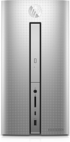HP Pavilion (570-p073ng) Desktop PC (Intel Core i5-7400, 8 GB RAM, 1 TB HDD, 128 GB SSD, Intel HD-Grafikkarte 630, DVD-Writer, Windows 10 Home 64) silber - 4
