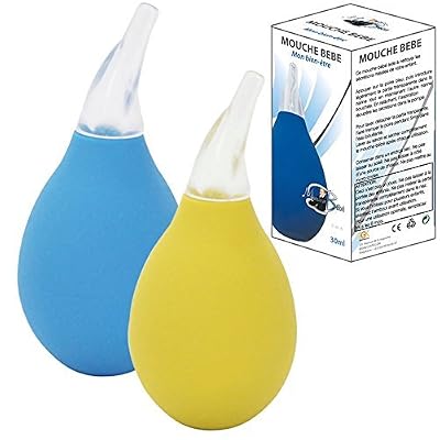 Monsieur Bébé ® Mouche bébé manuel + Embout - Système Poire - Deux coloris - Norme CE