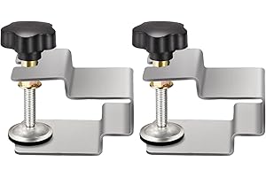 Tongdejing Drawer Front Installation Clamps, 2PCS Stainless Steel Cabinet Installation Clamps Tools For Easy and Fast Drawer Front Panel Installation, Cabinet Hardware Jig(Silver)