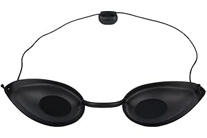 TENGEE Solarium Brille - UV & Infrarot Schutzbrille für Schönheitskliniken und -instrumente - Augenklappe für UV-Infrarot-LED-Lichttherapie