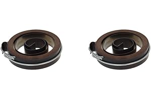 MroMax 36x8x0.8mm Drill Press Ritorno Molla, Quill Spring Feed ritorno Coil Spring Spring Assembly 2PCS