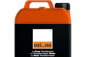 Werku Oxino 5 litros, Transformador Convertidor Óxido, Tratamiento contra Oxidación 100% Líquido, para Hogar, Automoción, Cierres, Construcción, Industria, Naval, Etc Eficas