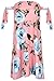 Produktbild Be Jealous Frauen Blumen aus der Schulter Bardot Krawatte Knot Boobtube Bandeau Shirt Swing Kleid