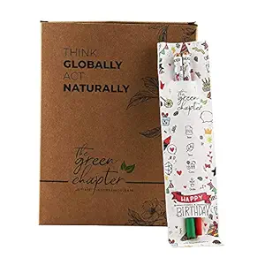 The Green Chapter - Birthday Return Gifts Sets for Boys Girls Seed Pencil Sets Plantable Pack of 10 ( Birthday Doodle )