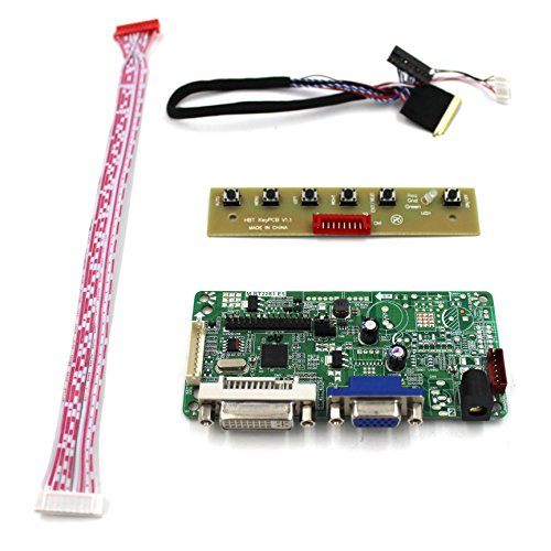 DVI + VGA Controller Board Kit LCD Treiber Board für LTN140AT02 LTN156AT17 1366×768 40Pins LCD Bildschirm - 3