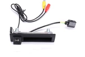 KALAKASS HD Kofferraumgriff Rückfahrkamera Farbkamera Einparkkamera Nachtsicht Rückfahrsystem Einparkhilfe-Wasserdicht für V W Bora Variant Kombi 1J6/Golf 4 MK4 1J5/ 7LA /B5 3B6/Cayenne 9PA 955