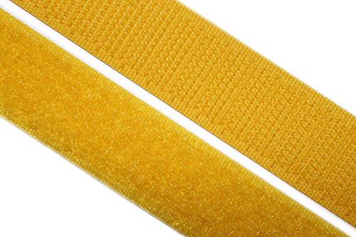 dalipo 17003 - Klettband zum annähen, 20mm, gelb