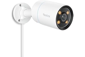 Reolink 4K UHD ColorX PoE Security Camera, True Color Night Vision, F1.0 Super Aperture, 1/1.8'' Image Sensor, HDR Technology, Person/Animal Detection, Spotlight & Siren Alarm, 2-Way Audio, CX810