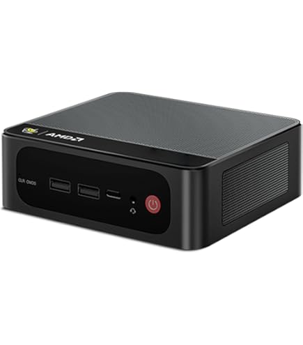 MINIS FORUM UM250 Mini PC, AMD Ryzen Vierkern aufrüstbarer 16 GB