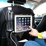 Auto Rückenlehnenschutz und Kinder Rücksitzschoner, Auto Rücksitz Organizer, Wasserdicht Autositztasche Sitzabdeckung (1 Stück) - 2