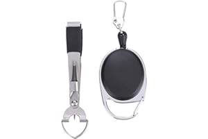 MAGT Stainless Steel Multi-Functional Fly Fishing Tool - Quick Knot Line Cutter Clipper Nipper for Carp, Pike, Trout - River, Sea Fishing (Color : A)