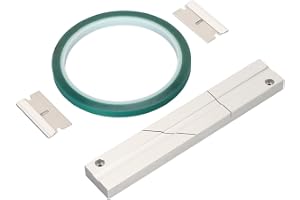 1/4 bandskarvsats 10 professionell skarvblock kit gr?n 2 sk?rblad i aluminiumlegering med exakt storlek f?r universella band
