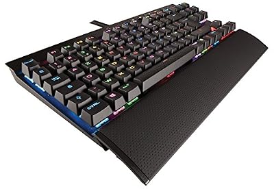 Corsair CH-9110014-FR K65 RGB Rapidfire Cherry MX Speed Performance Rétro-éclairage RGB Multicolore Clavier Mécanique Gaming Sans Pavé Numérique - Noir