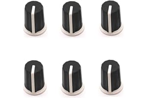 HUMARH 6er-Pack EQ Drehknopf für Pioneer DJM-700 750 800 850 900 2000 900NXS2 900SRT 900nexus 2000nexus etc., Pioneer Digital Controller XDJ-RX DDJ-RZ DDJ-SZ DDJ-SZ2 etc., DAA1176 DAA1300 5. (Schwarz)