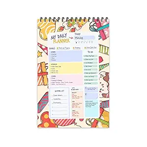 Happy Birthday Theme Daily Planner Diary (A5 Size - 8.5