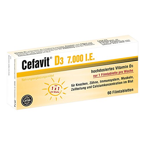 Preisvergleich Produktbild CEFAVIT D3 7.000 I.E. Filmtabletten 60 St Filmtabletten