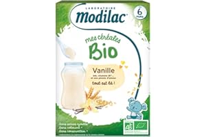 MODILAC Mes céréales bio dès 6 mois vanille 250g