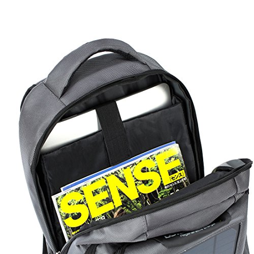 Ofertas para vbag Solar de mochila para portátil, Gris Descuento
