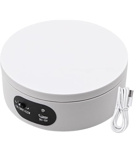 Giradischi elettrico 3 in 1 da 360 gradi con giradischi fotografico con Display rotante con Giradischi elettrico 3 in 1 da 360 gradi con giradischi fotografico con Display rotante con