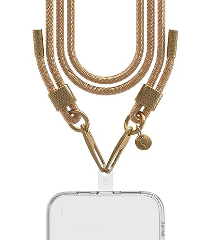 Bola Doré Avec Cordon Rose - Balla Bijoux