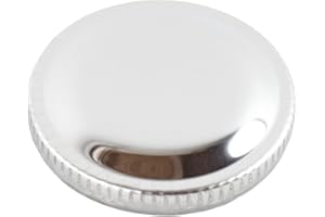 BISOMO Tankdeckel, Gewindedurchmesser 40mm, Deckel-Durchmesser 61mm, Chrom-Optik, Kraftstofftank-Deckel, Biker Deckel, Für Mofa, Moped, Mokick, Kompatibel mit Simson, Kreidler, Zündapp