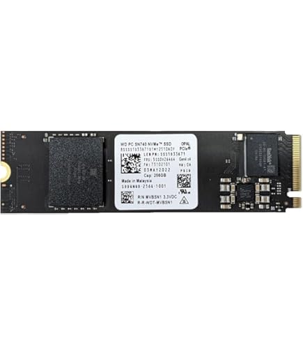 WD SN740 1TB M.2 NVMe PCIe Gen4 x4 SSD per Thinkpad ProBook