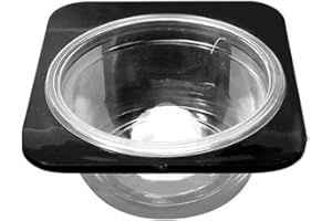 SOBOTOO Reptiles Feeder Plastic Reptiles Food Water Feeding Bowl Wall Screw Sucker Mounted Breeding Tank Box Dish Dispenser for Insects Spider Reptiles (Single suction cup)