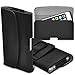 Price comparison product image Aventus (Black) Motorola Moto G5 (2017) Case High Quality Faux Leather Horizontal Executive Pouch Holster Belt Clip Cover Case