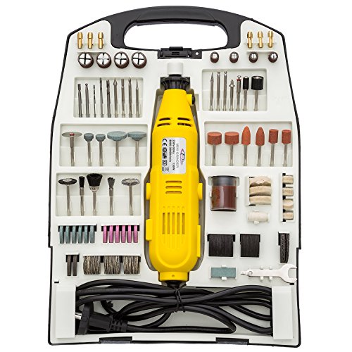 TecTake® Mini-Schleifer Schleifmaschine 243 teilig inklusive Koffer 130Watt - 4