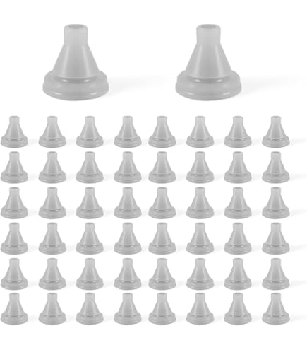 Lot De 50 Buses De Douche En Silicone De Remplacement - Diamètre 4 Mm, Couleur Grise - Pour Pommeaux Bouchés - 9